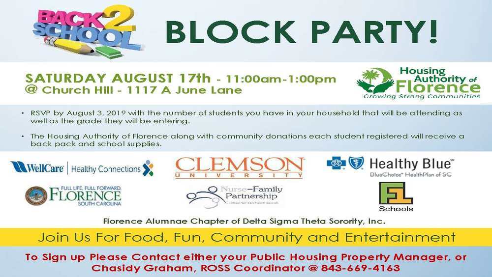 Block Party Event Details