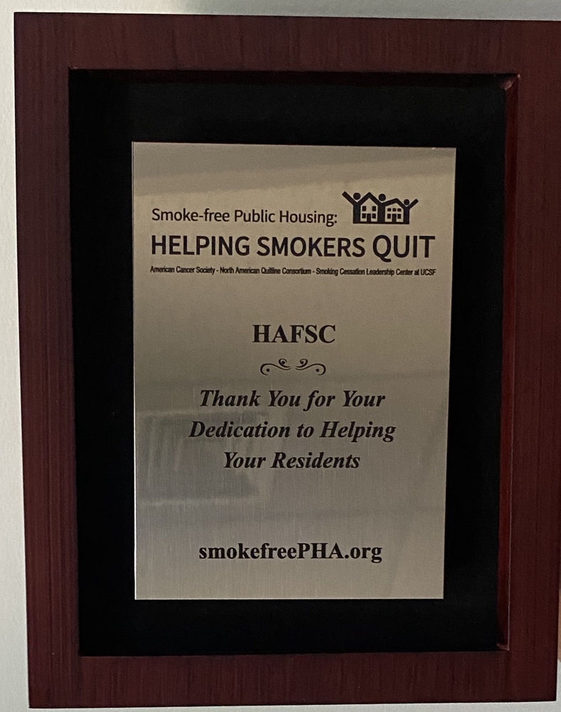 Smoke-Free Public Housing Award