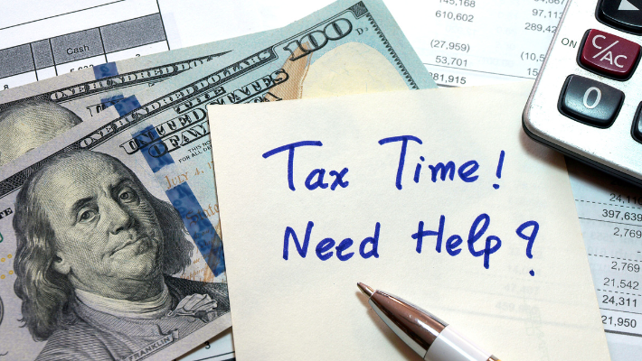 tax time need help banner