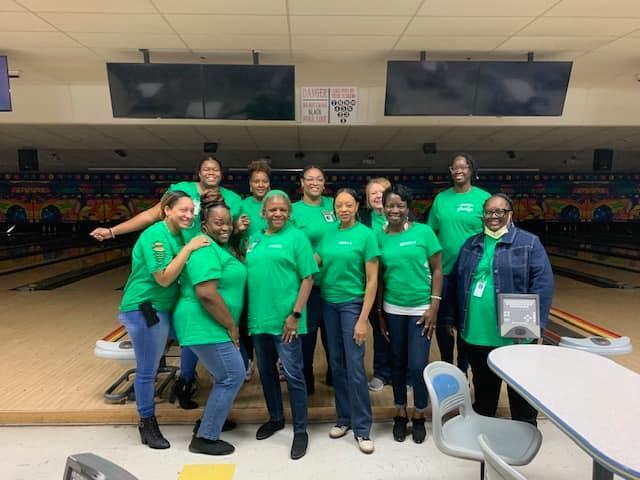 housing authority of florence staff team building at bowling alley