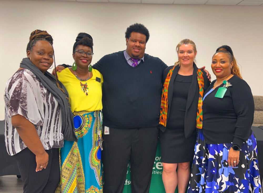 Florence Housing Authority staff participating in Black History Month