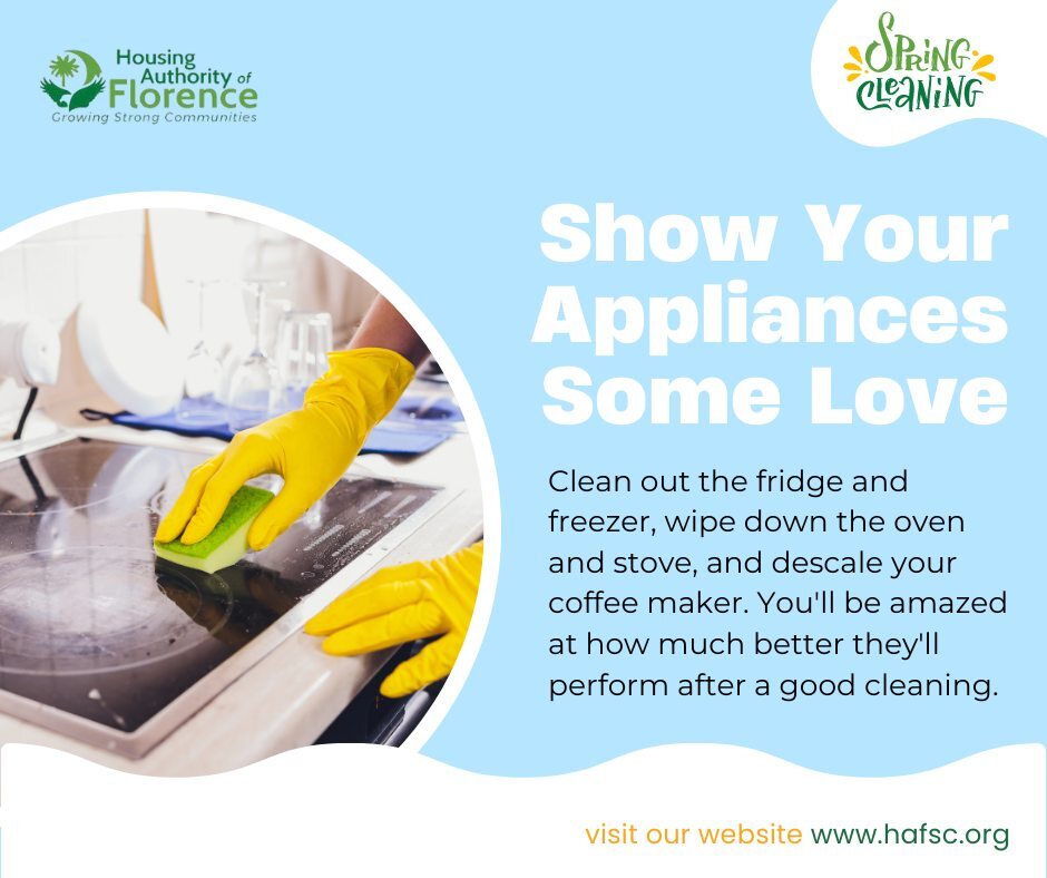 spring cleaning tip show your appliances some love florence