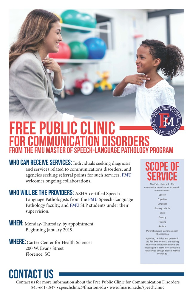 MSLP - Free Clinic flyer