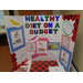 Healthy diet on a budget informational poster project