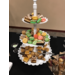 multi-level tray with multiple varieties of cookie